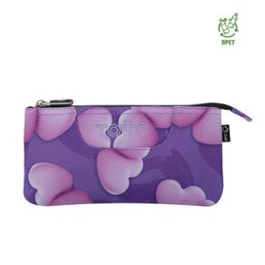 Estuche Escolar Tablero RPET Morado Chubby
