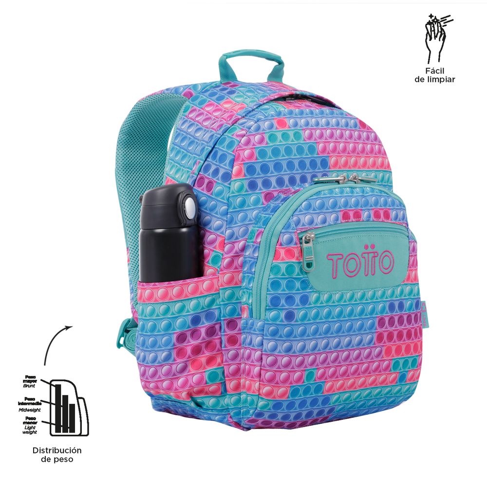 Mochila Escolar Grande Rainbow - Shop Habia una vez