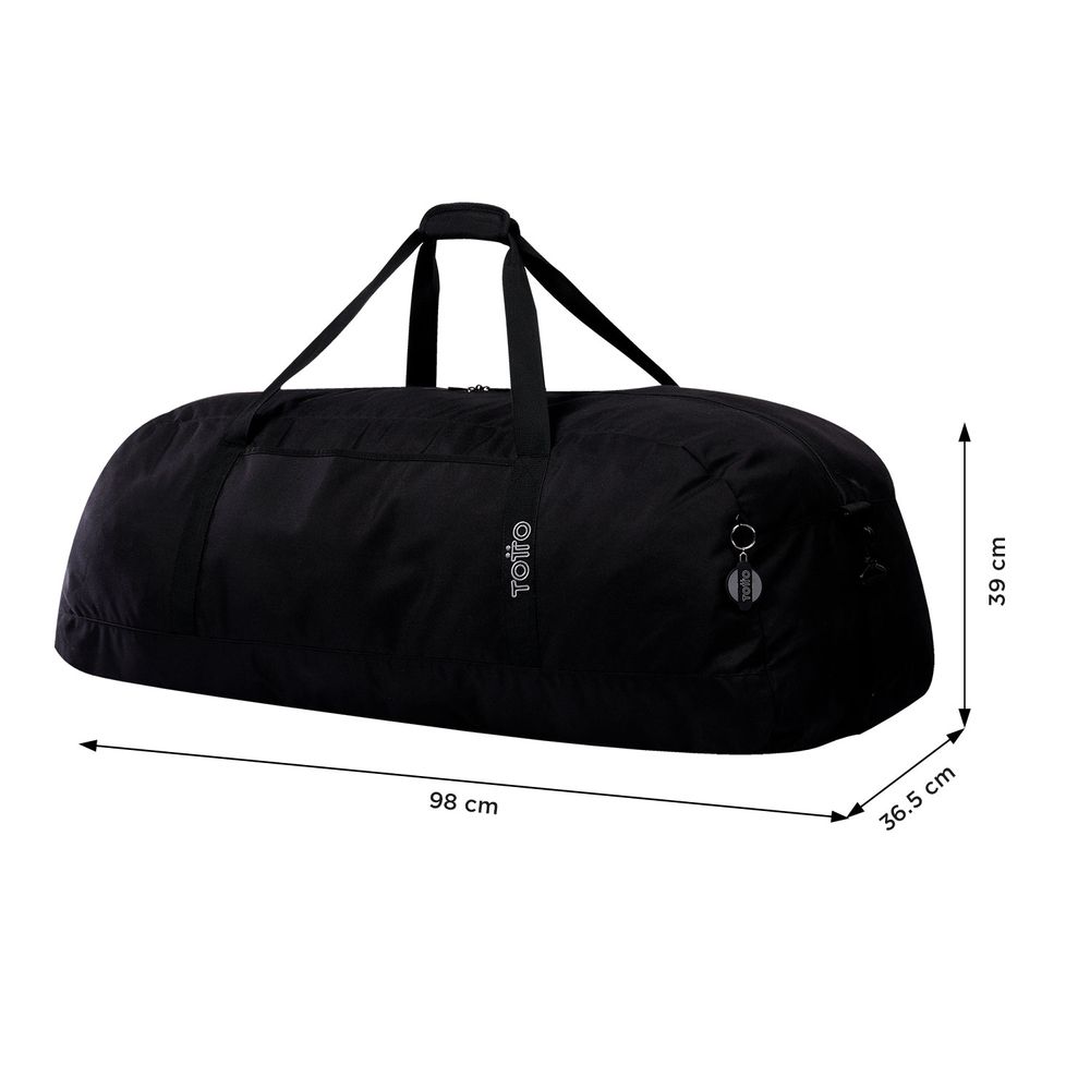 BOLSO DEPORTIVO DE 15 LITROS NEGRO